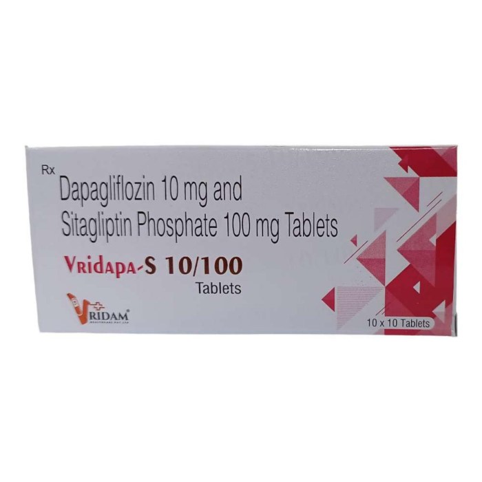 VRIDAPA M 10/500 TABLET