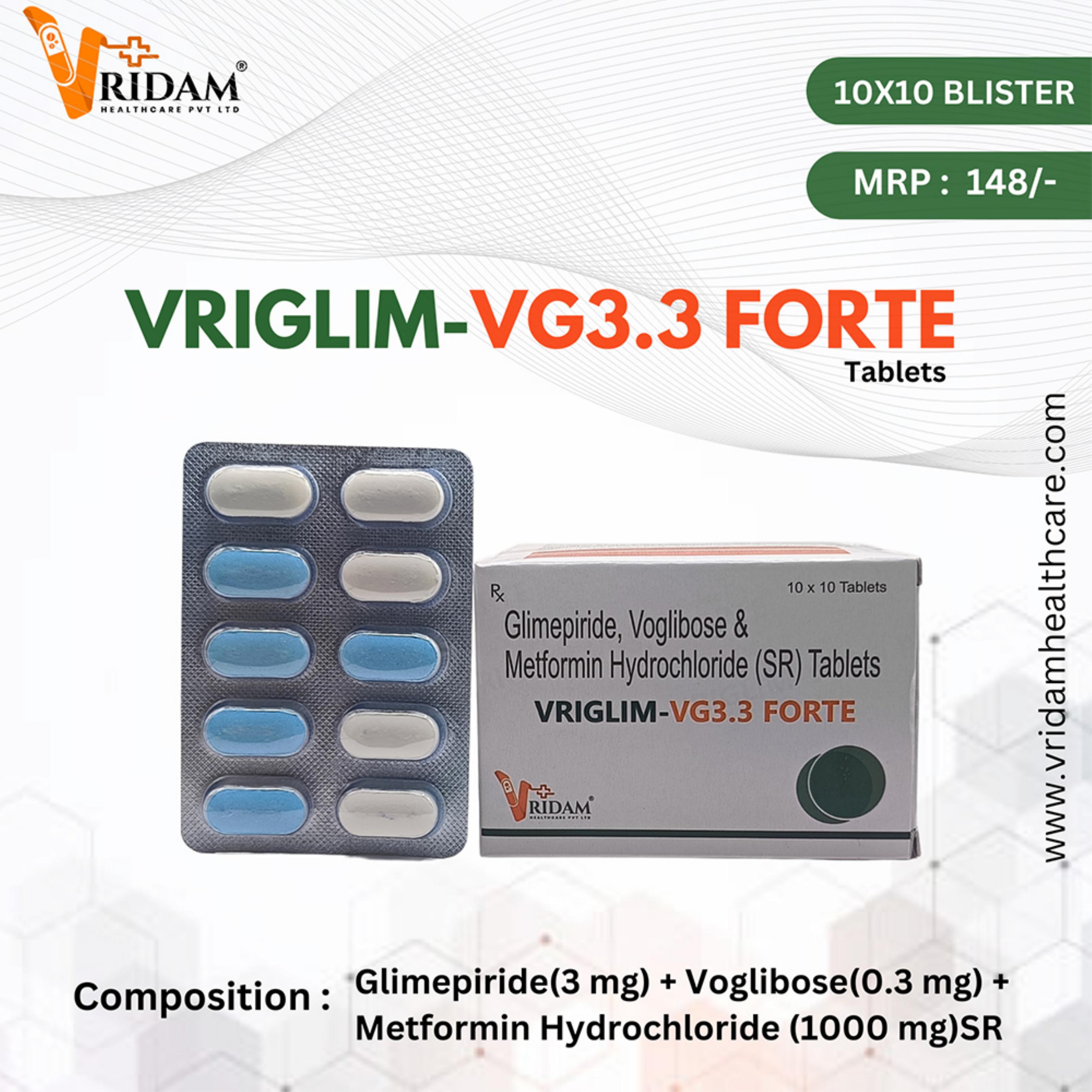 VRIGLIM M3 FORTE TABLET