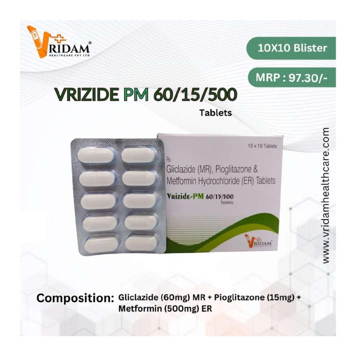 VRIVILDA M 50/850 TABLET